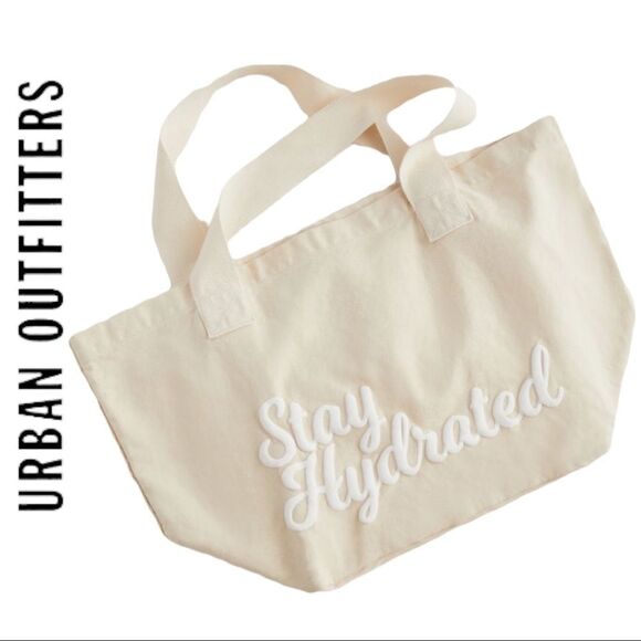 NEW Urban Outfitters UO Stay Hydrated Day Tote Bag - Picture 1 of 5
